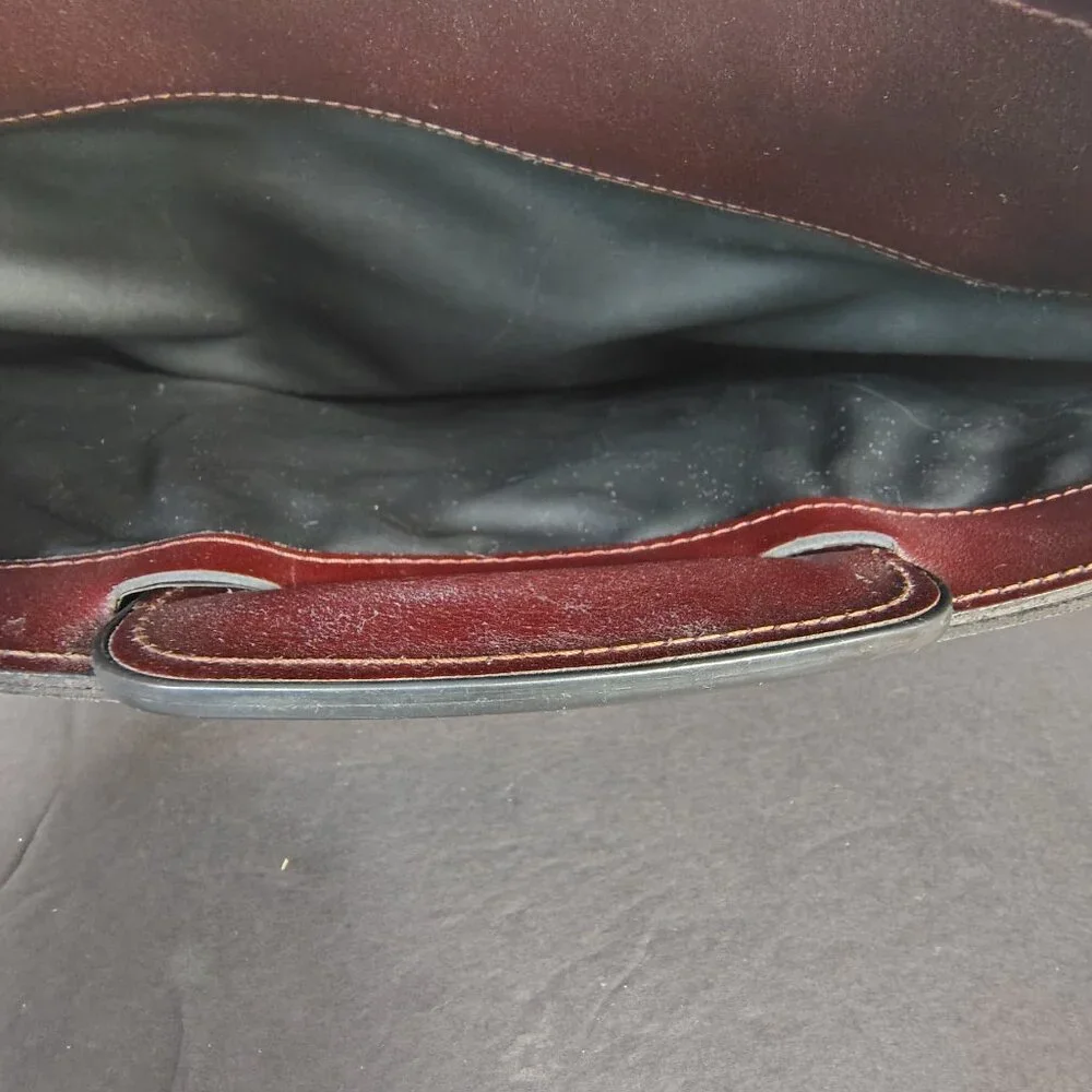 VINTAGE Canon Camera Leather Portfolio Briefcase‎ Hand Bag Photography